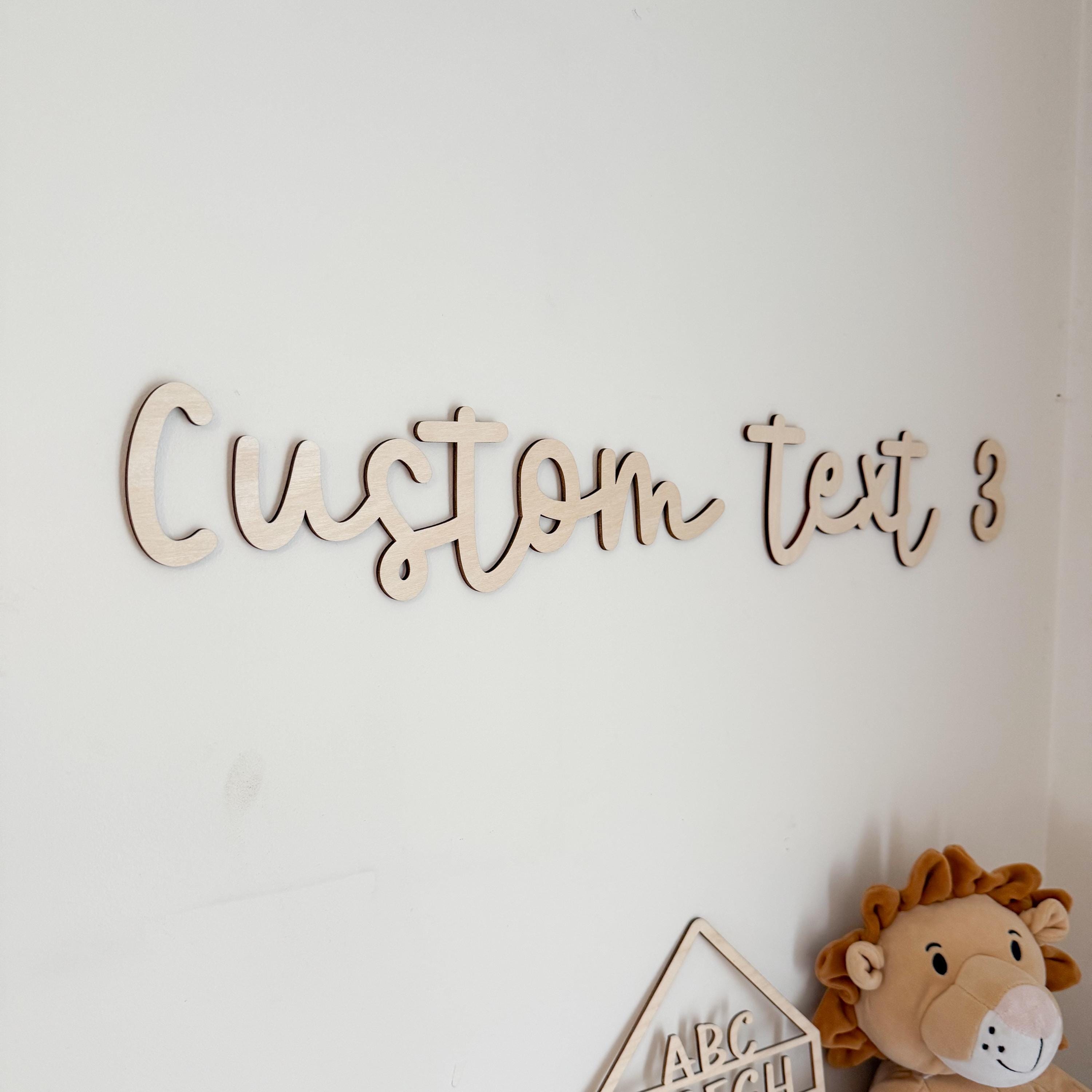 Custom Wooden Quote Sign: Personalized Wall Art