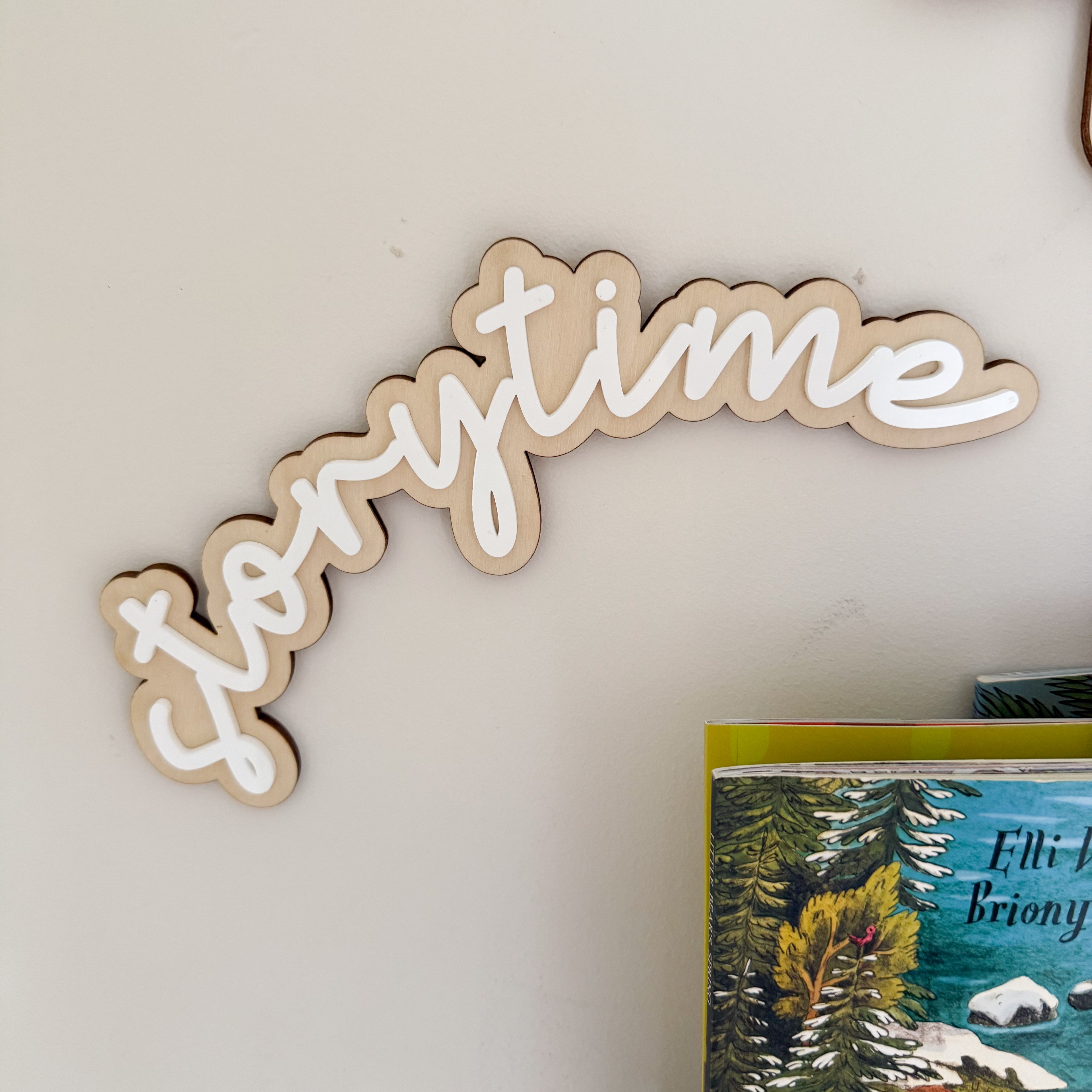 Storytime Sign for children’s book corner