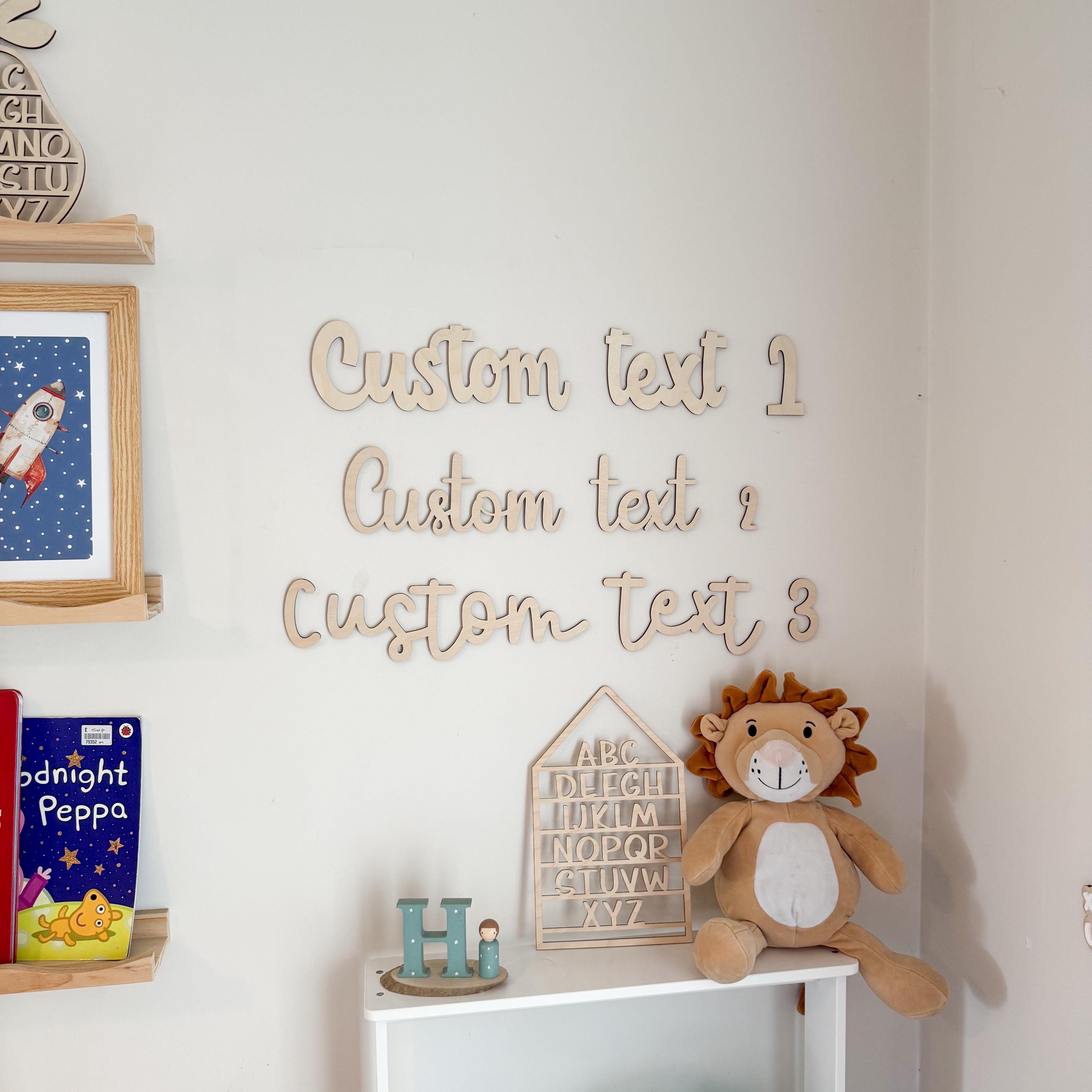 Custom Wooden Quote Sign: Personalized Wall Art