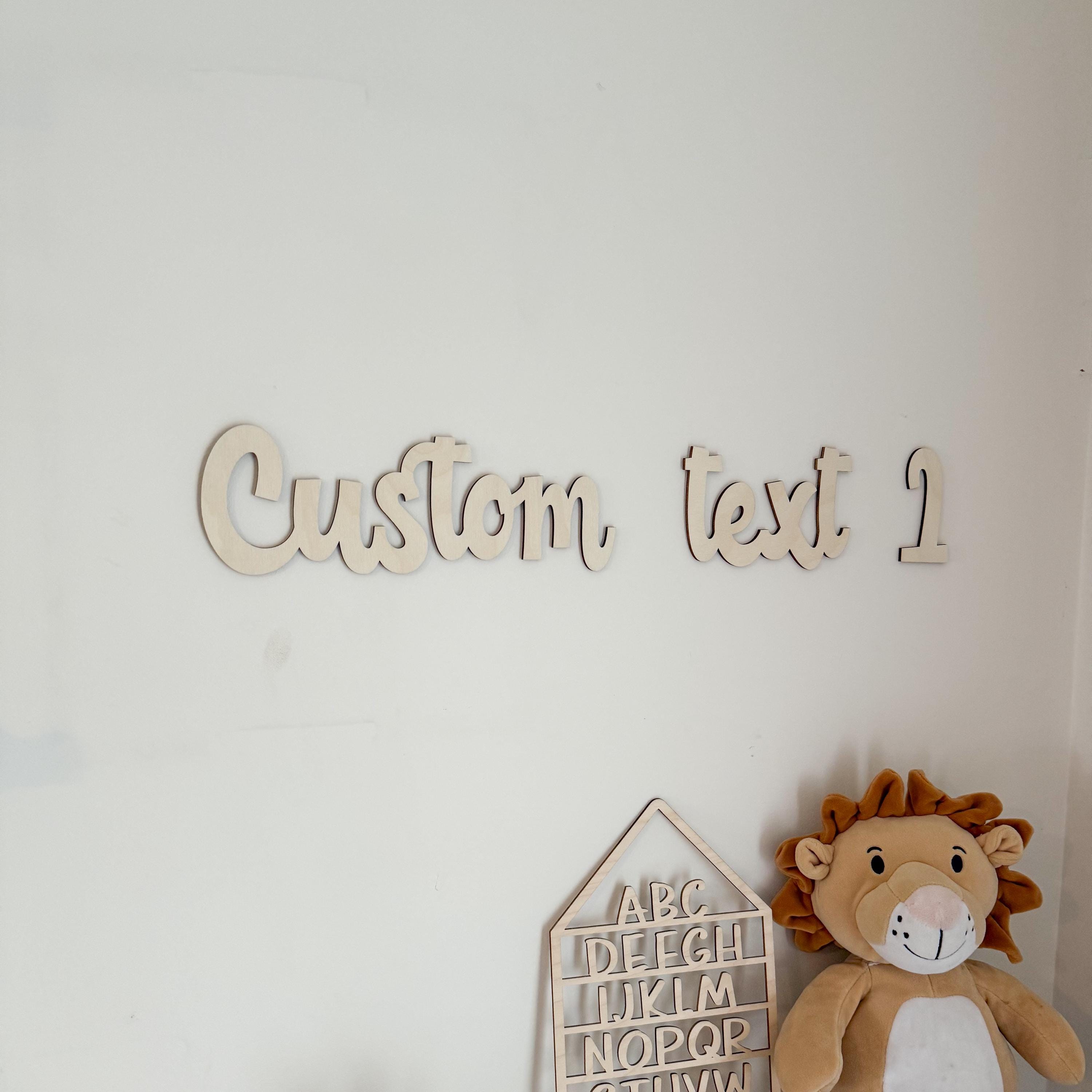 Custom Wooden Quote Sign: Personalized Wall Art
