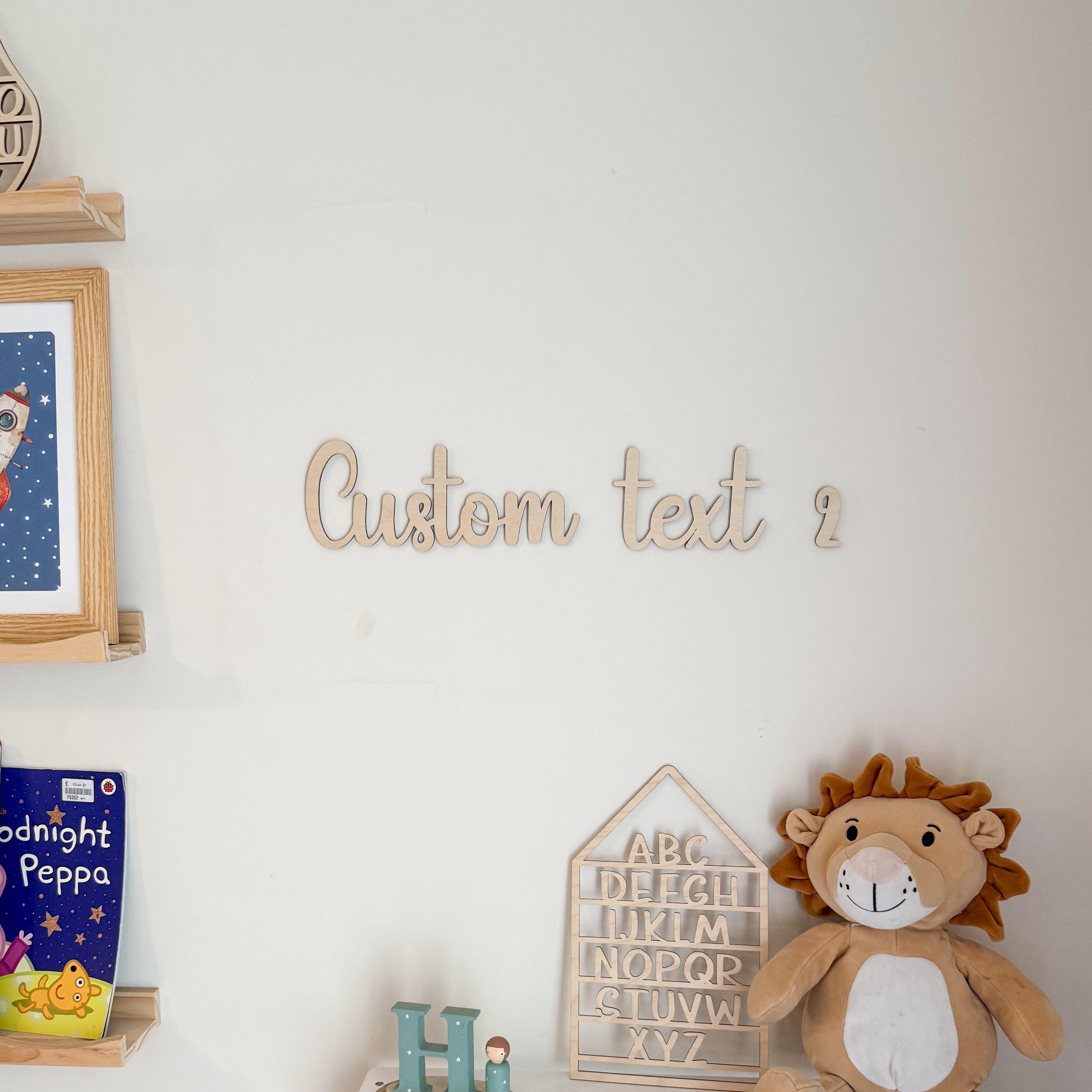 Custom Wooden Quote Sign: Personalized Wall Art