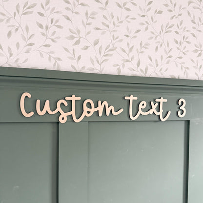 Custom Wooden Quote Sign: Personalized Wall Art