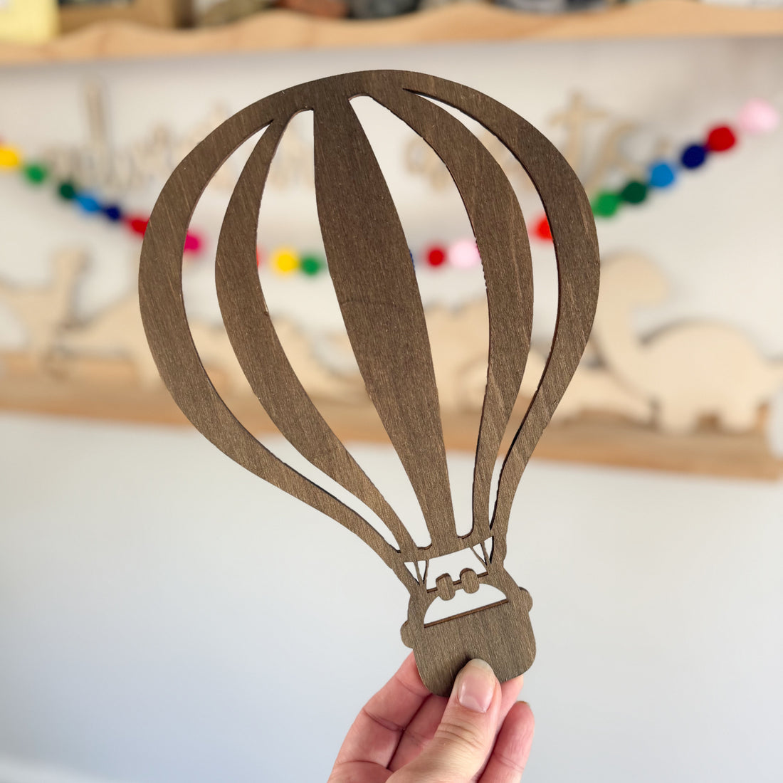 Wooden Hot air balloon (Sample sale)