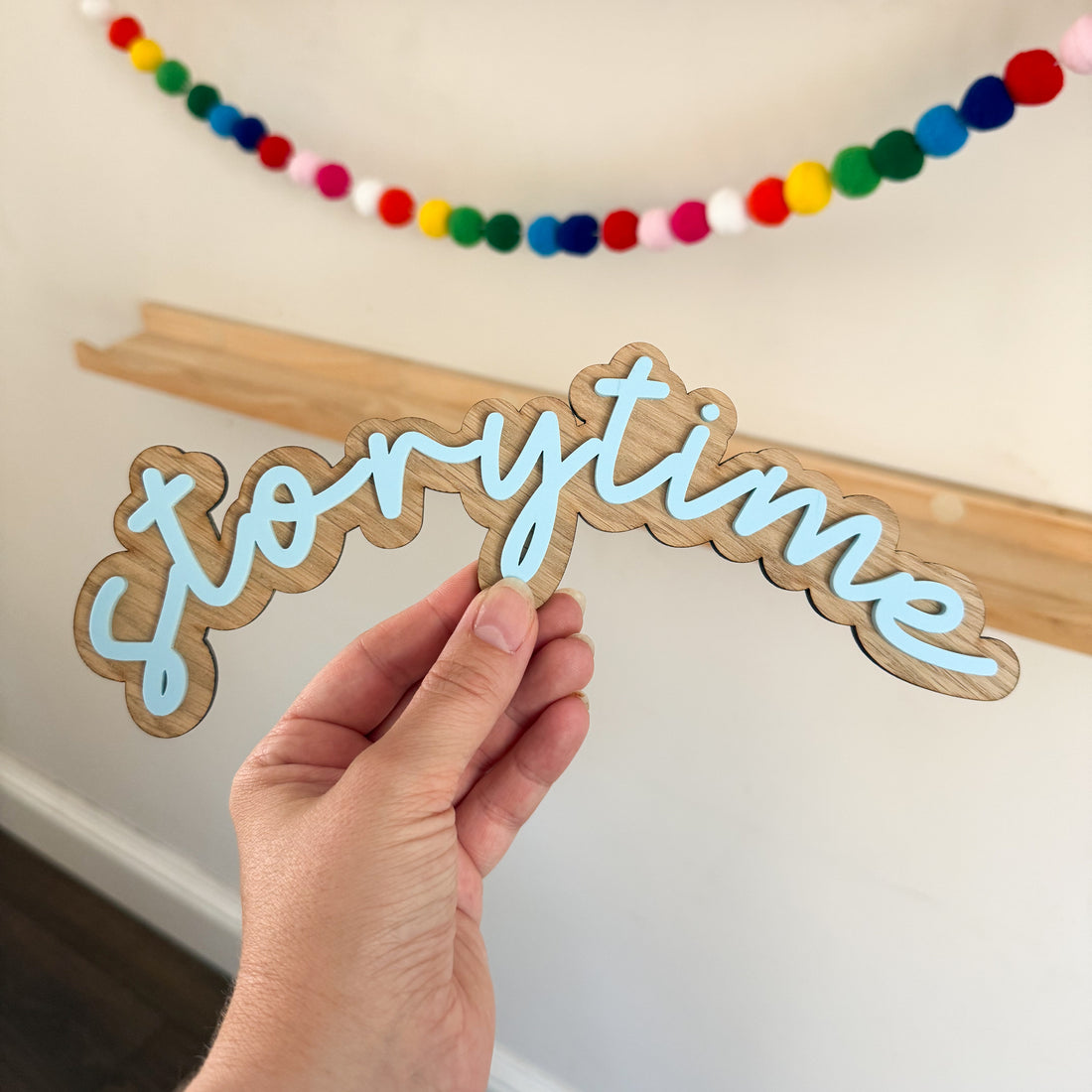 Storytime Sign for children’s book corner (Sample Sale) (Copy)