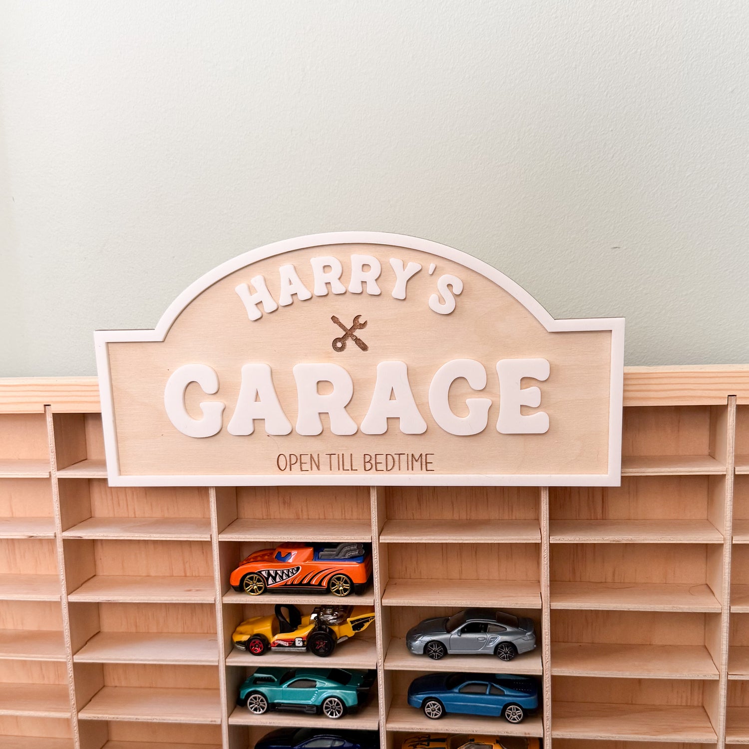 Personalised Garage sign- kids role play