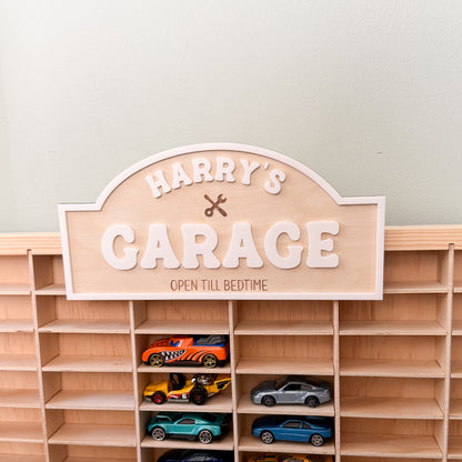 Personalised Garage sign- kids role play