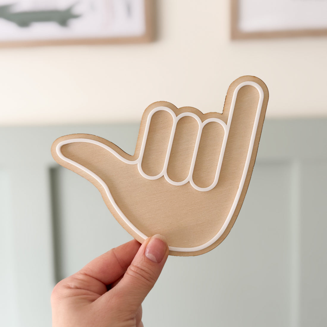 Shaka wall decor decal