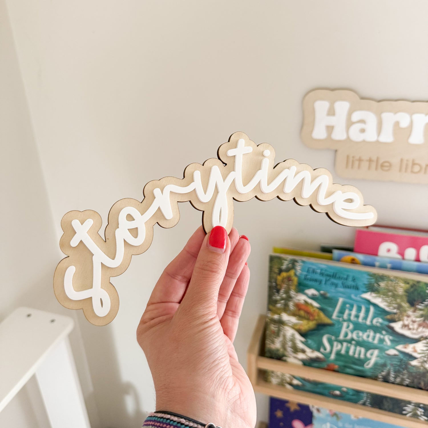 Storytime Sign for children’s book corner