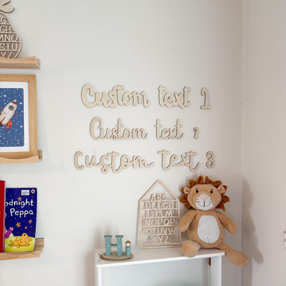 Custom Wooden Quote Sign: Personalized Wall Art