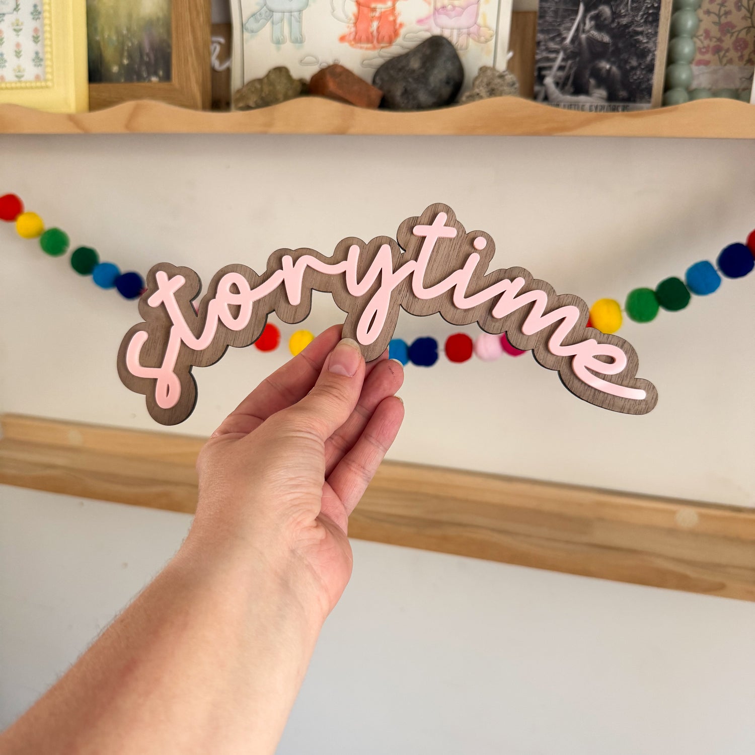 Storytime Sign for children’s book corner (Sample Sale)