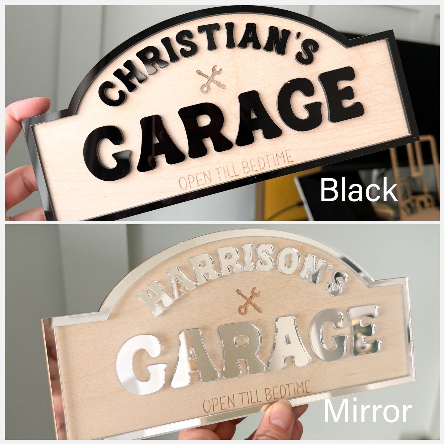 Personalised Garage sign- kids role play