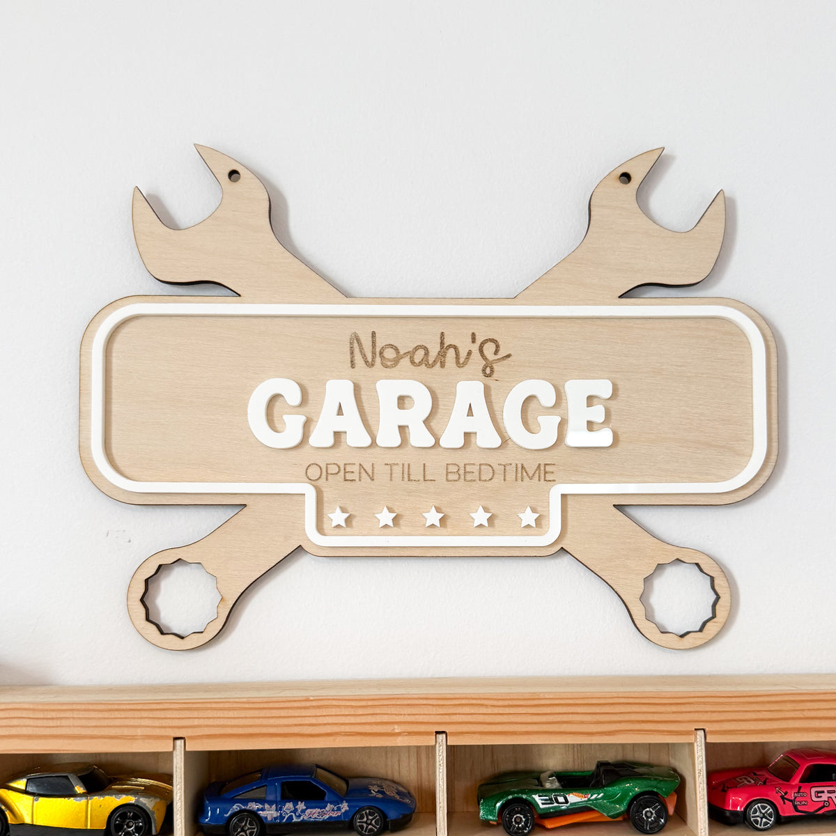 Personalised Spanner Garage Sign