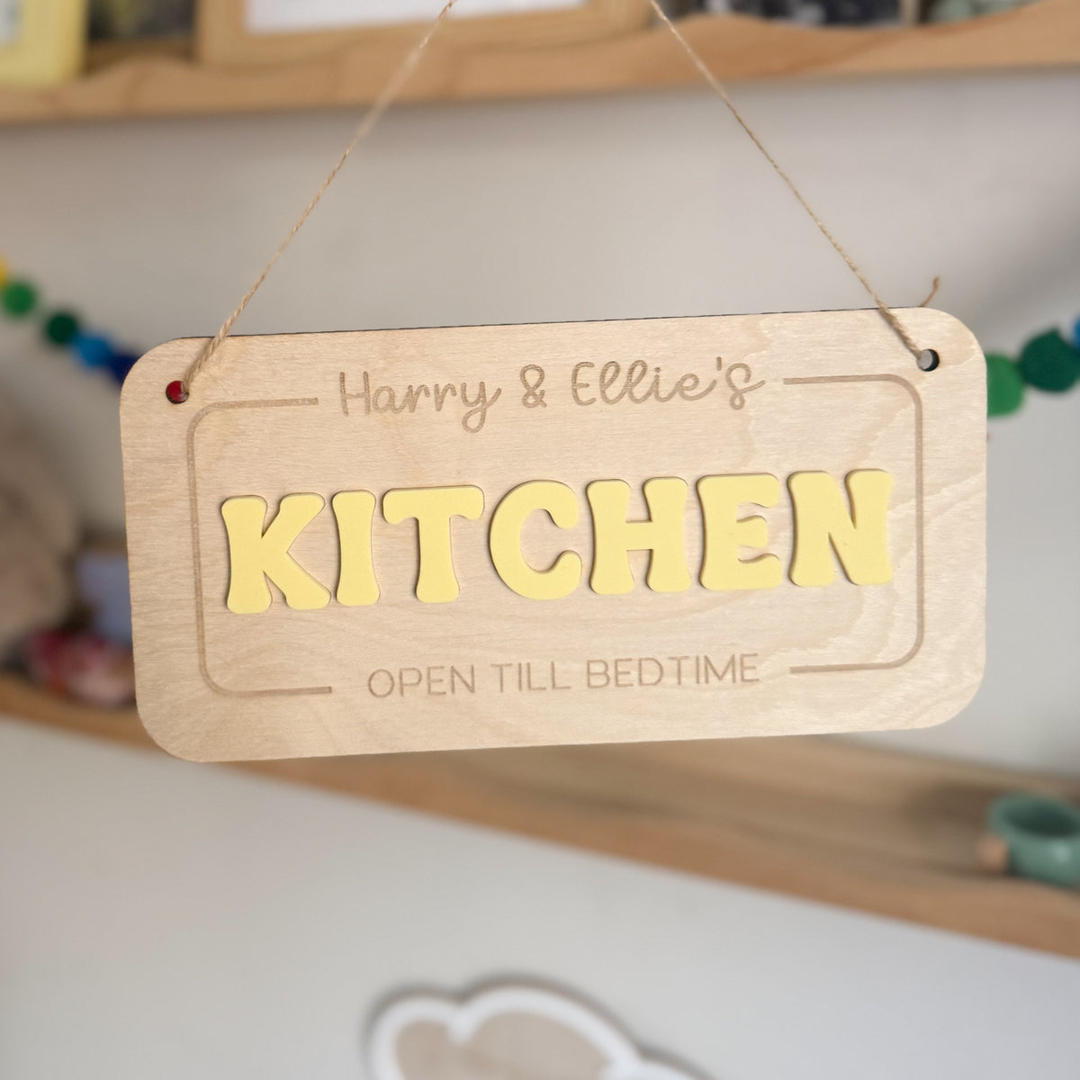 Personalised Hanging Kitchen Sign