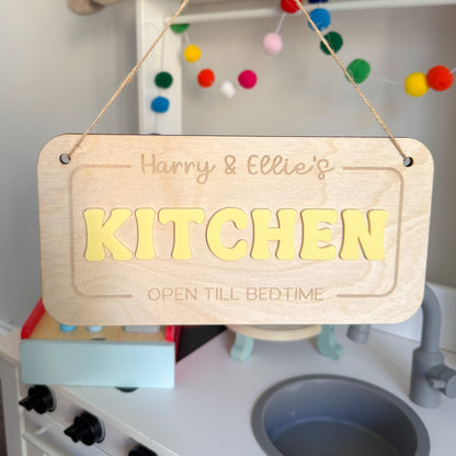Personalised Hanging Kitchen Sign
