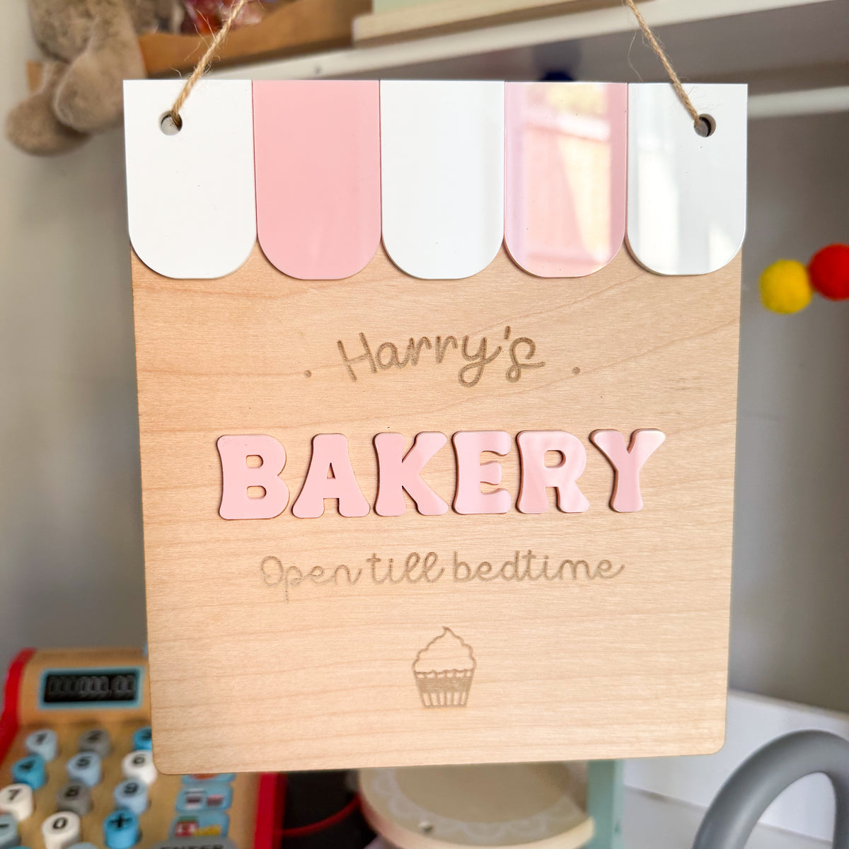 Personalised Bakery Sign with Bunting