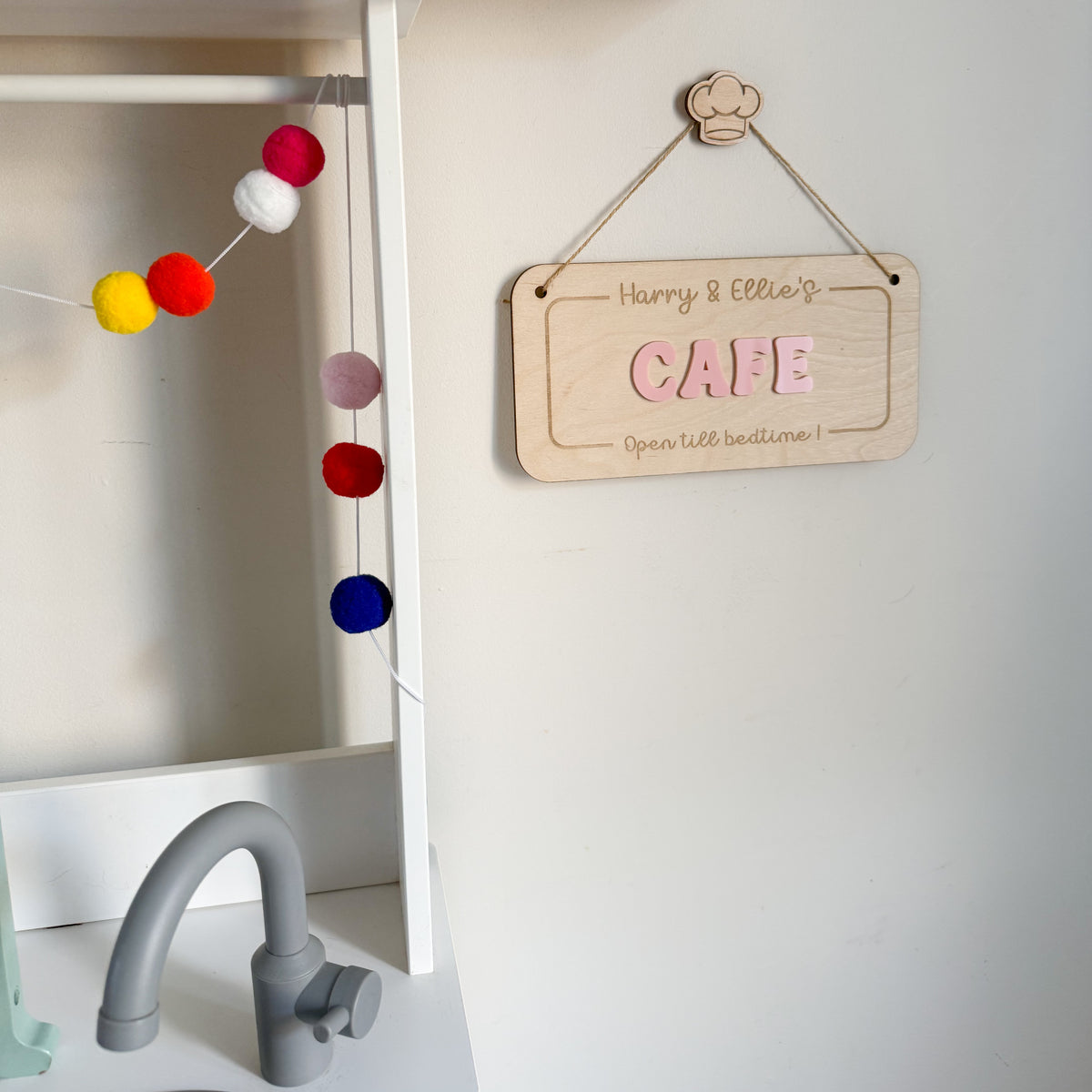 Personalised Hanging Cafe Sign