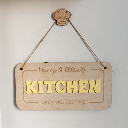 Personalised Hanging Kitchen Sign