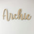 Wooden Script Name Sign | Cosy Little Nest