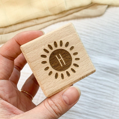 Personalised Birth Stats Wooden Baby Block | Cosy Little Nest