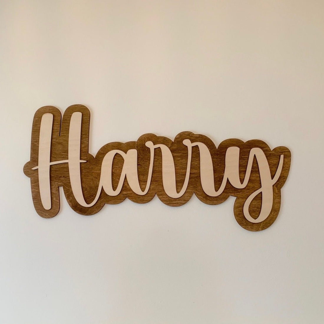 Layered Name Sign | Cosy Little Nest