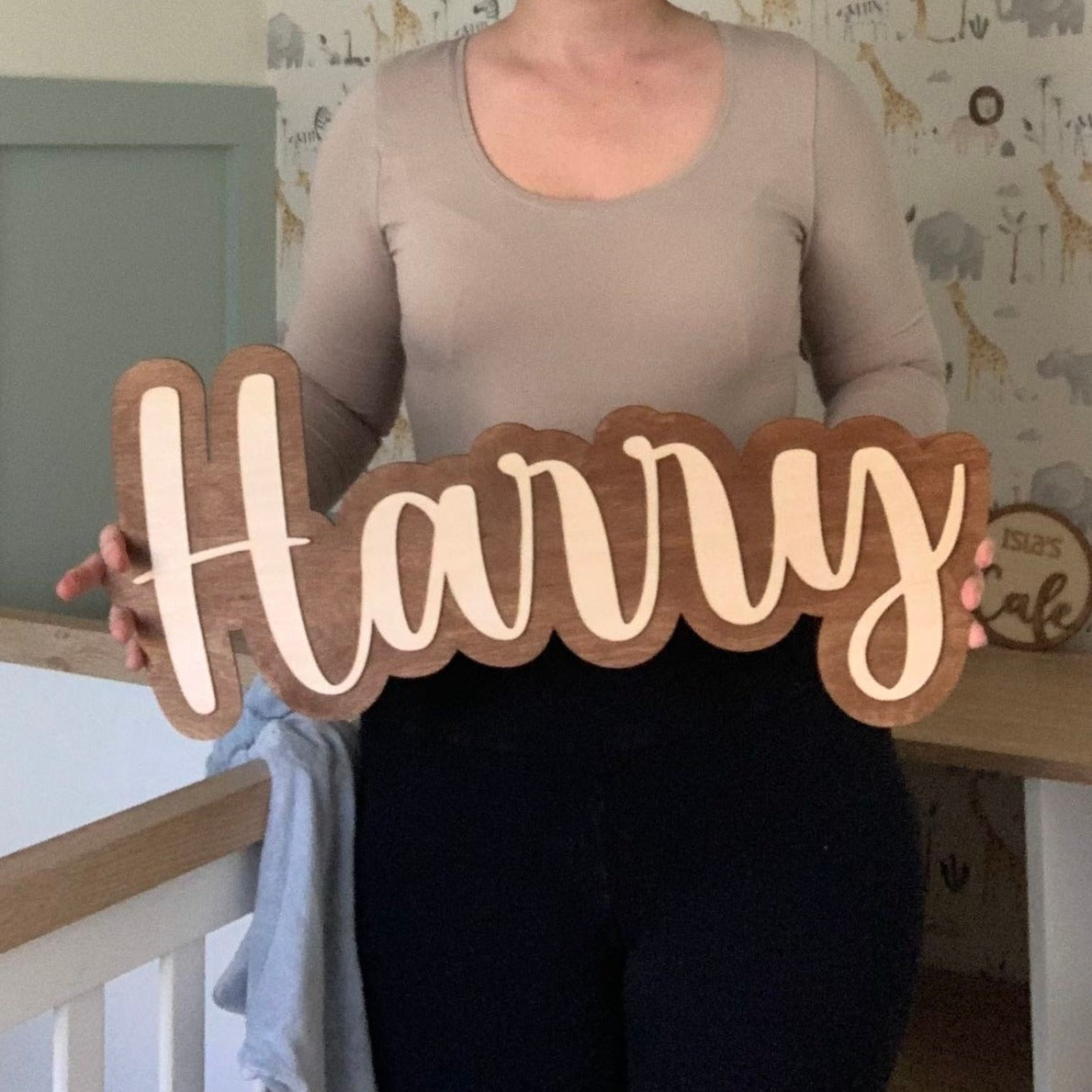 Layered Name Sign | Cosy Little Nest