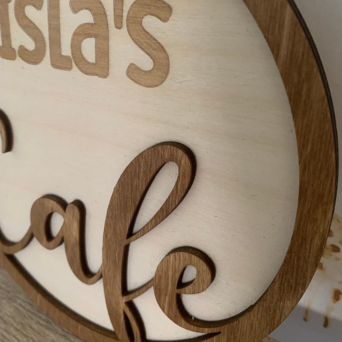 Personalised Toy Cafe Sign | Cosy Little Nest