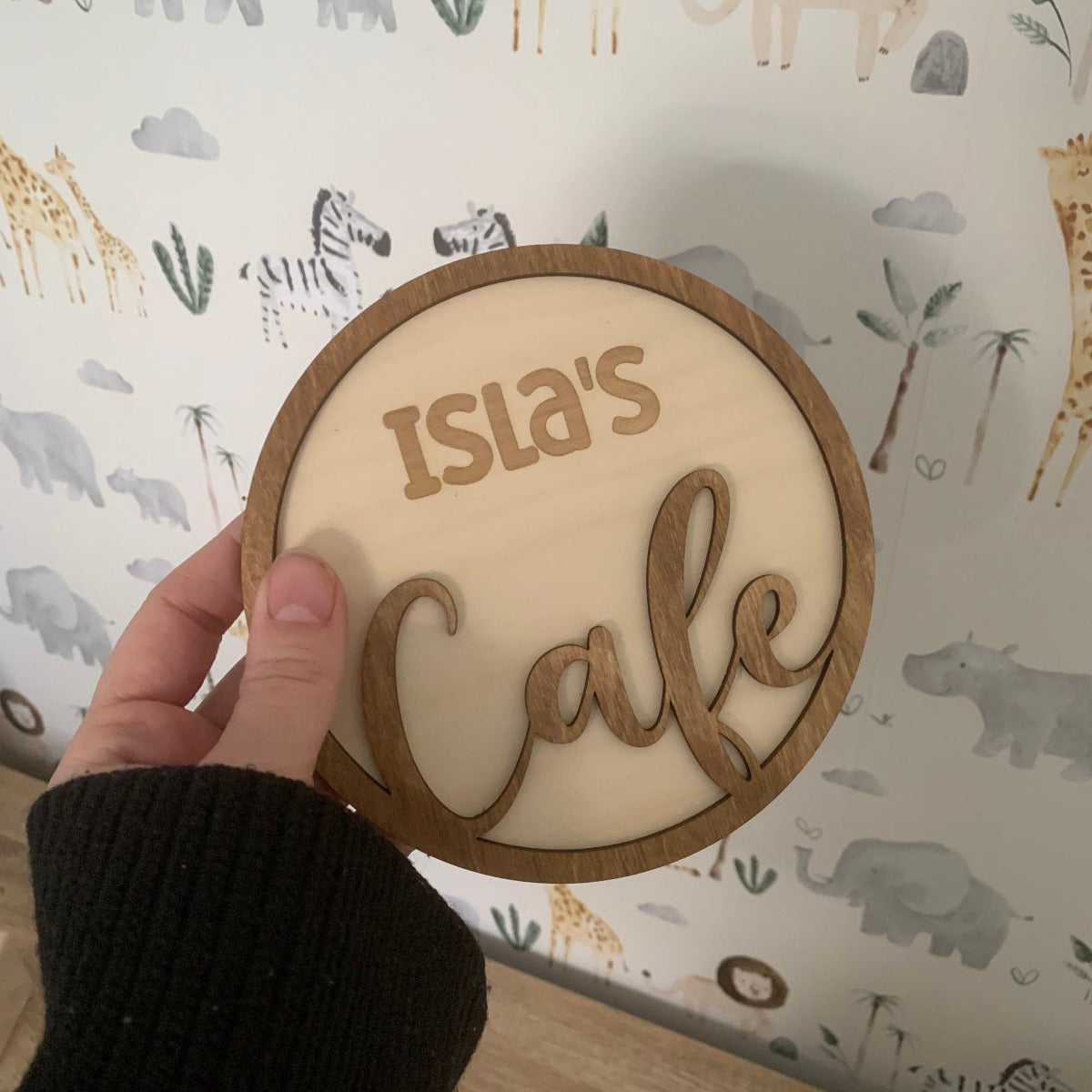 Personalised Toy Cafe Sign | Cosy Little Nest