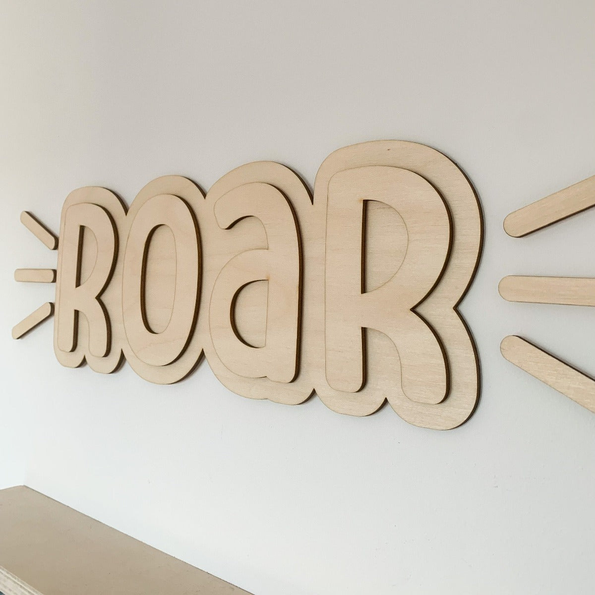 Roar Wooden Wall Decor | Cosy Little Nest