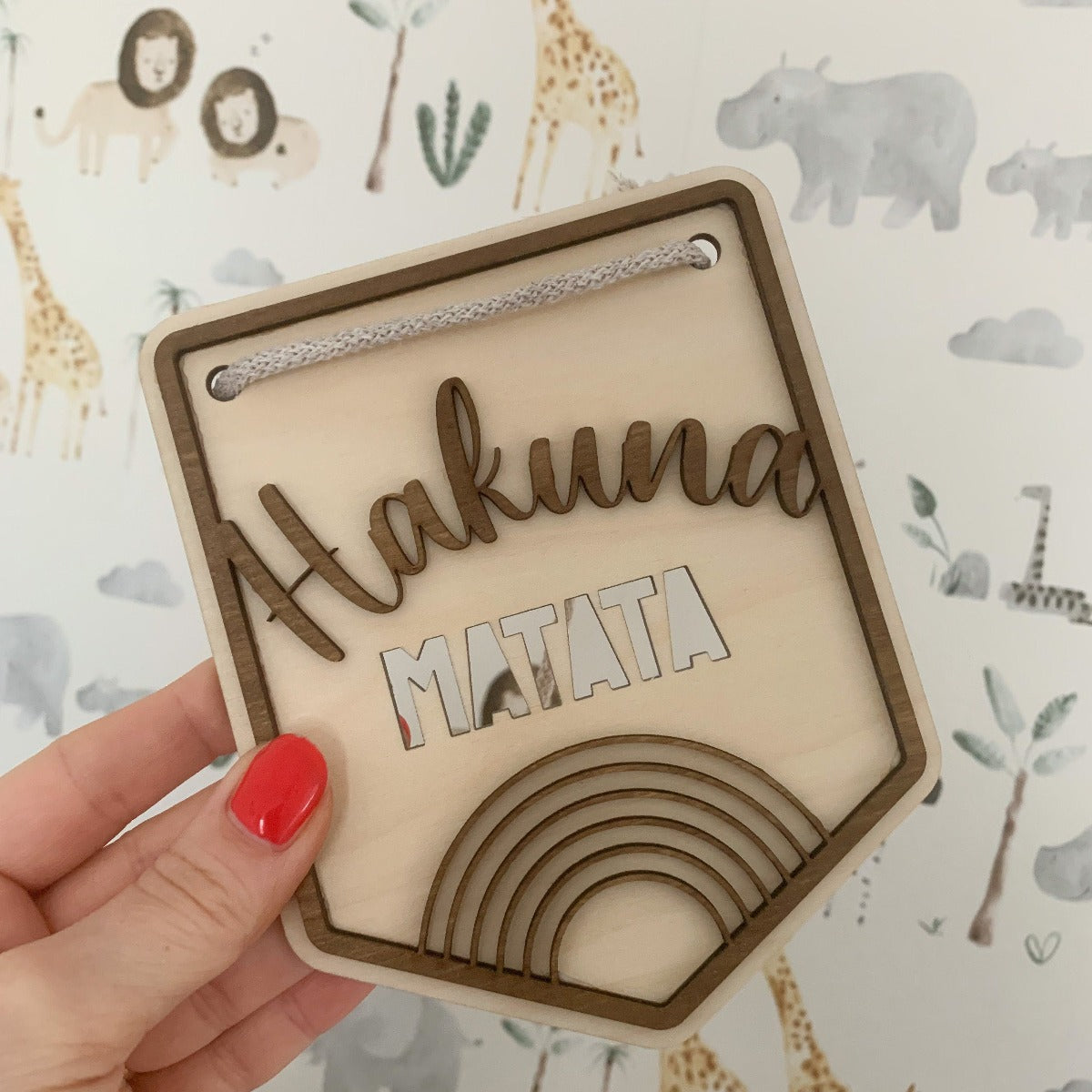 Hakuna Matata Hanging Wall Pennant | Cosy Little Nest