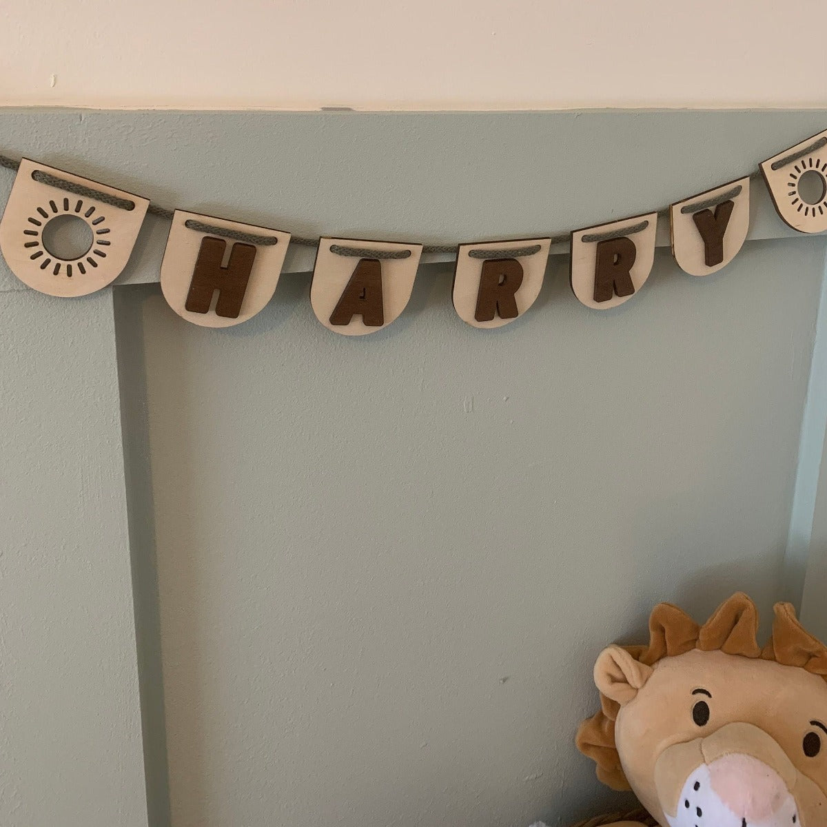 Personalised Wooden Name Bunting | Cosy Little Nest