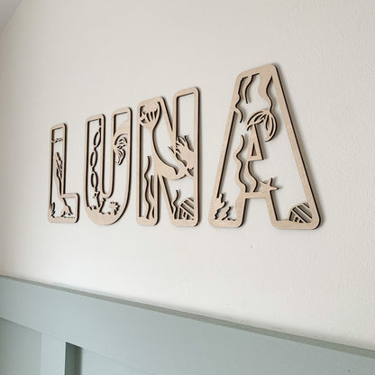 Mermaid Name Sign | Cosy Little Nest