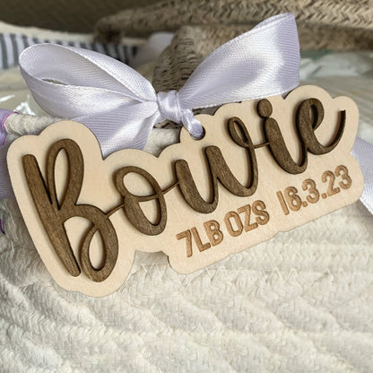 Personalised Baby Gift Tag | Cosy Little Nest