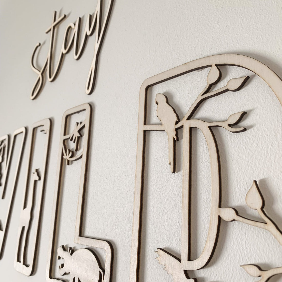 Stay Wild Wooden Wall Decor | Cosy Little Nest