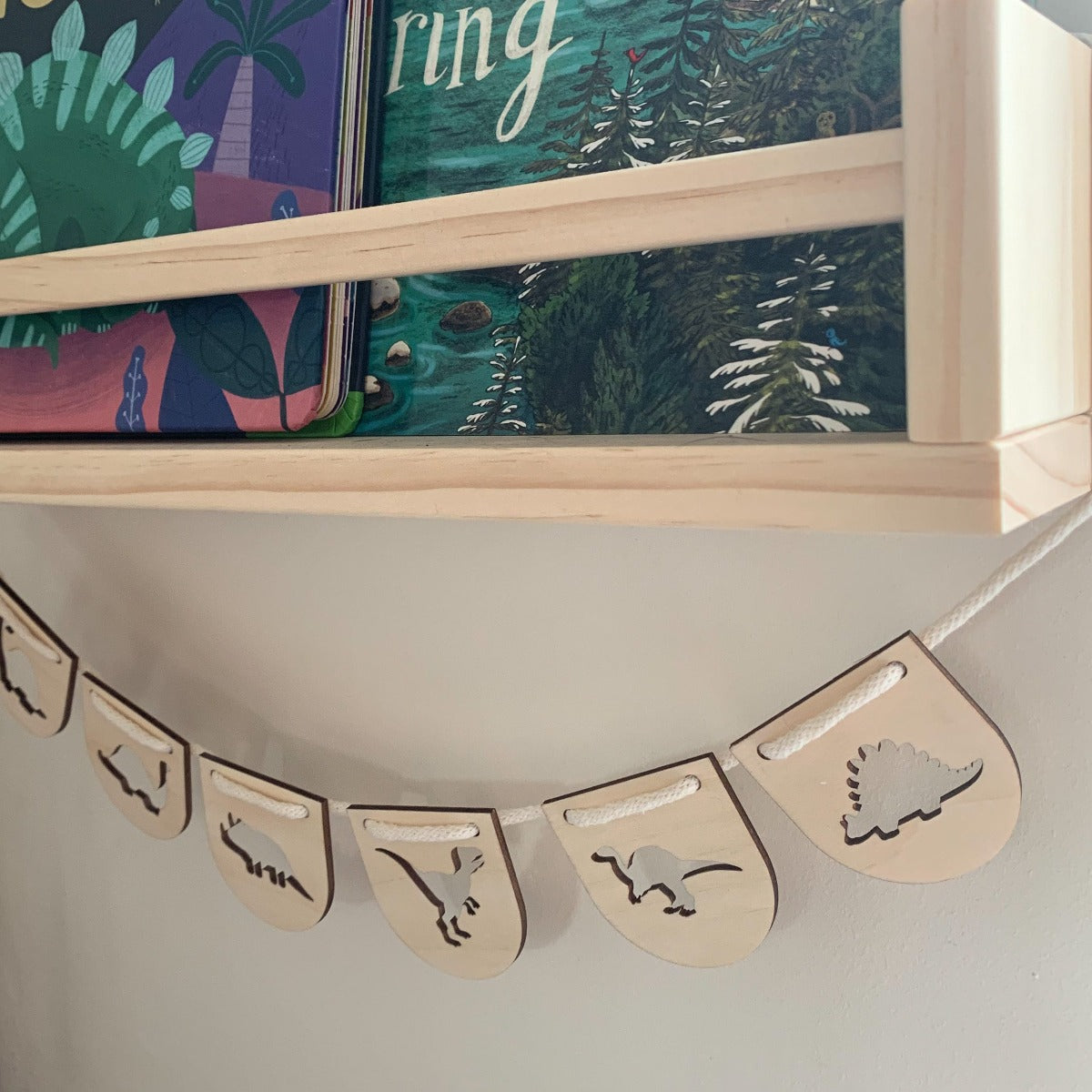 Dinosaur Wooden Bunting | Cosy Little Nest