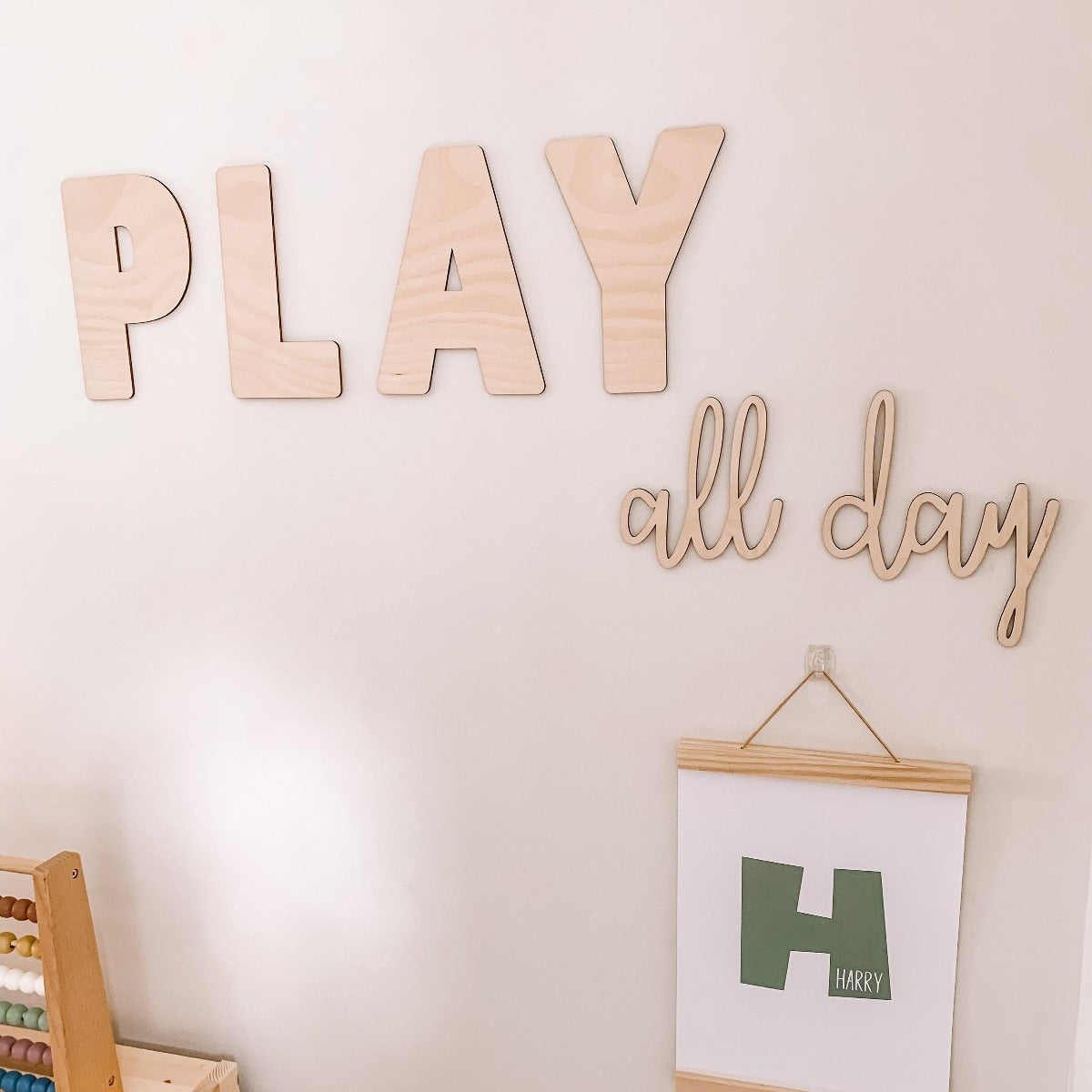 Play All Day Wall Decor | Cosy Little Nest