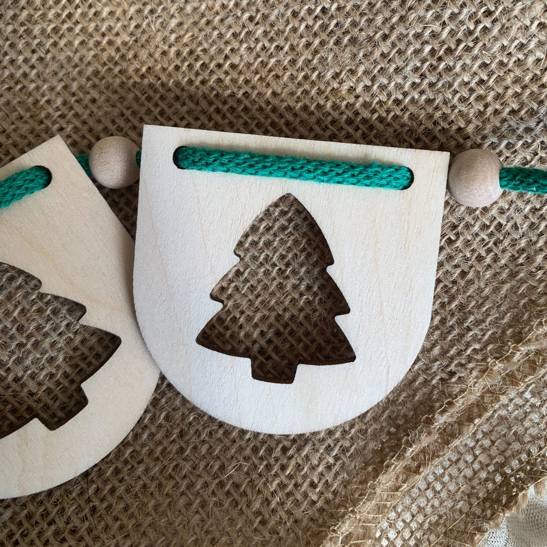 Wooden Christmas Bunting | Cosy Little Nest