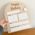 Customisable Birthday Whiteboard | Cosy Little Nest