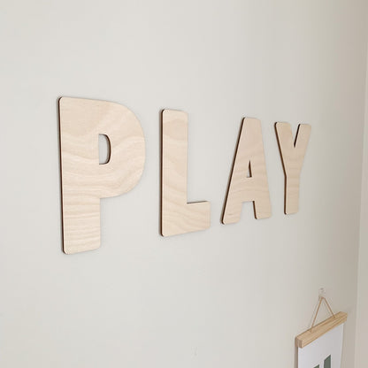 Lets Play Sign Wooden Wall Decor | Cosy Little nest