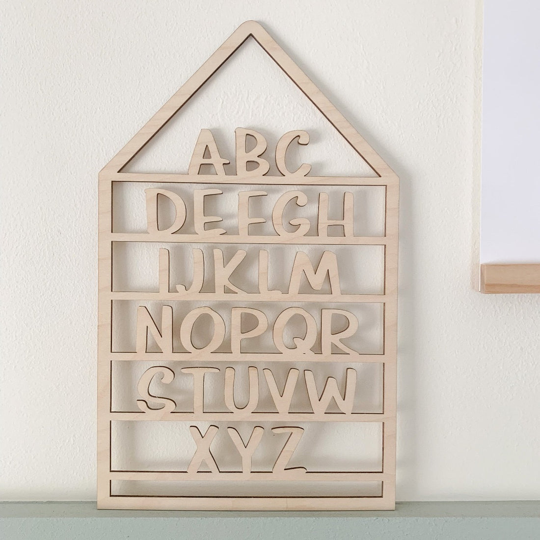 Wooden Alphabet Letters Sign | Cosy Little Nest