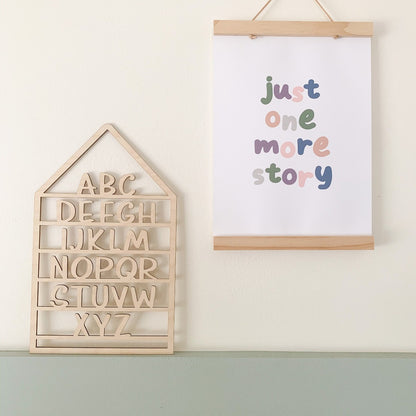 Wooden Alphabet Letters Sign | Cosy Little Nest