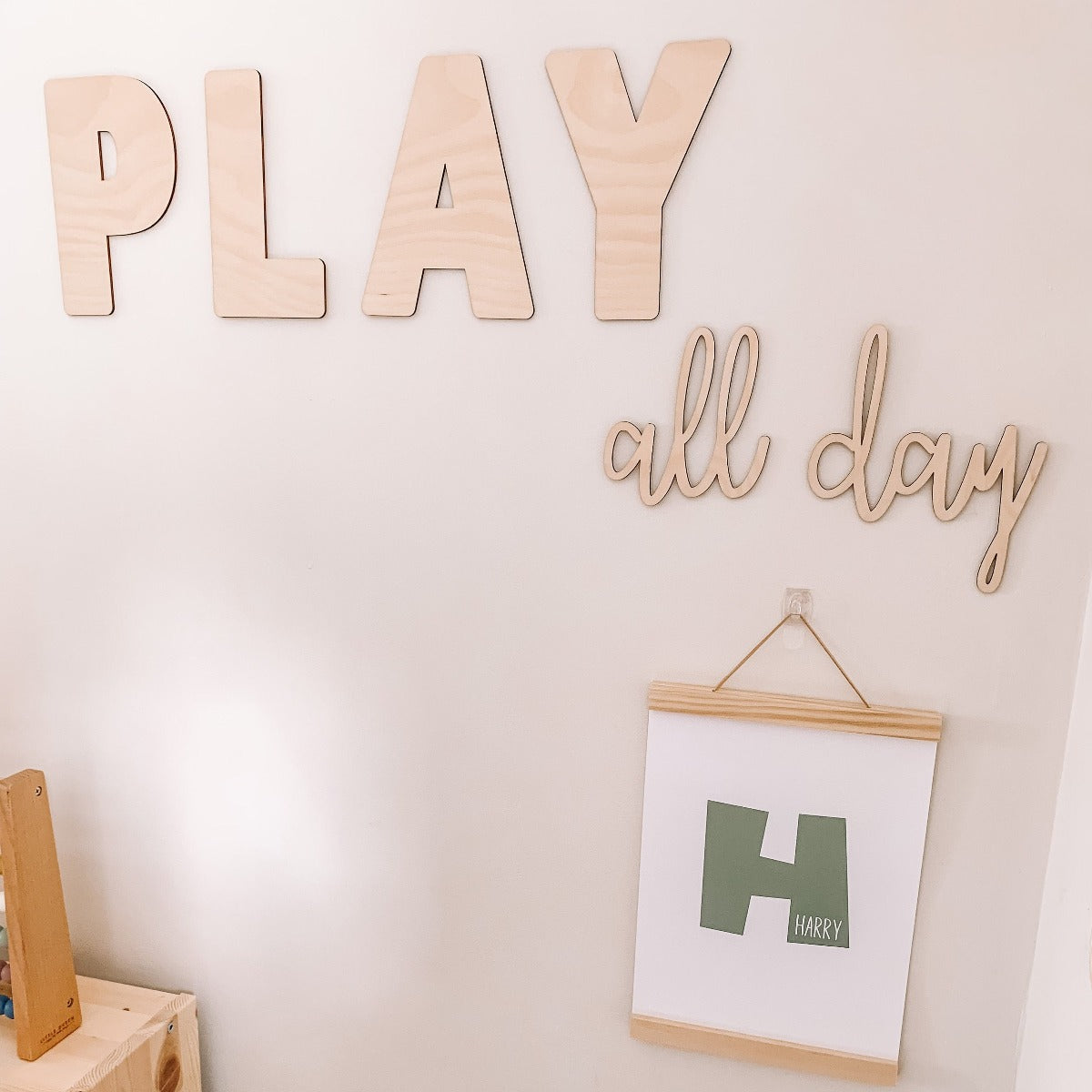 Play All Day Wall Decor | Cosy Little Nest