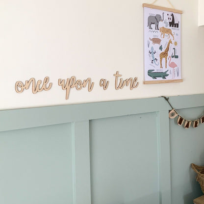 Once Upon a Time Wall Decor | Cosy Little Nest