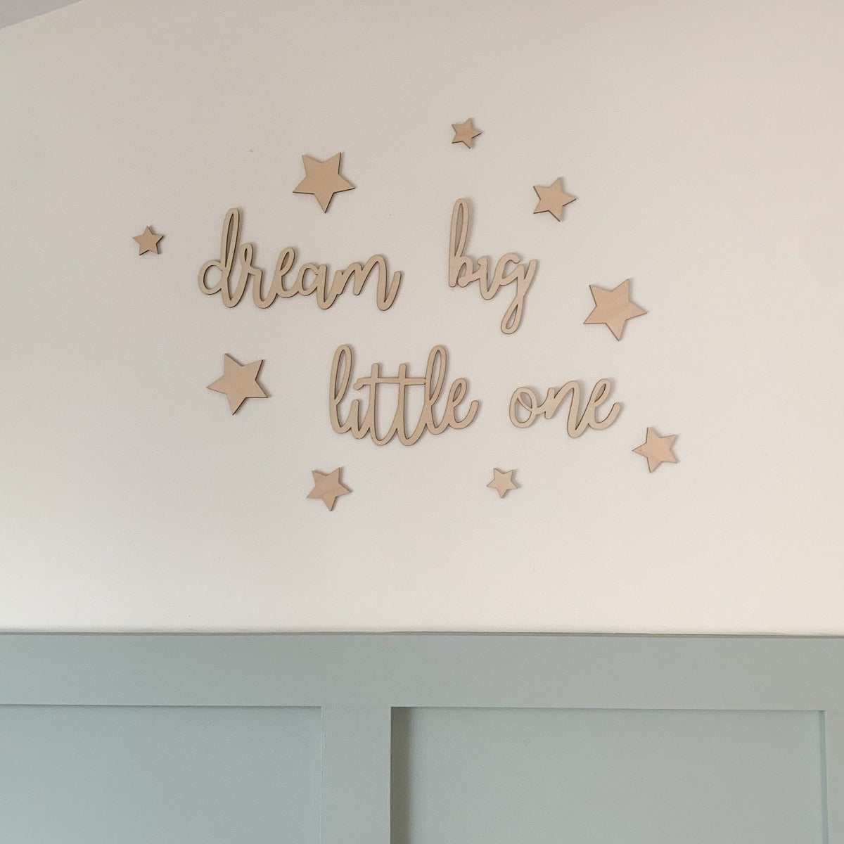 Dream Big Little One Wood Wall Decor | Cosy Little Nest