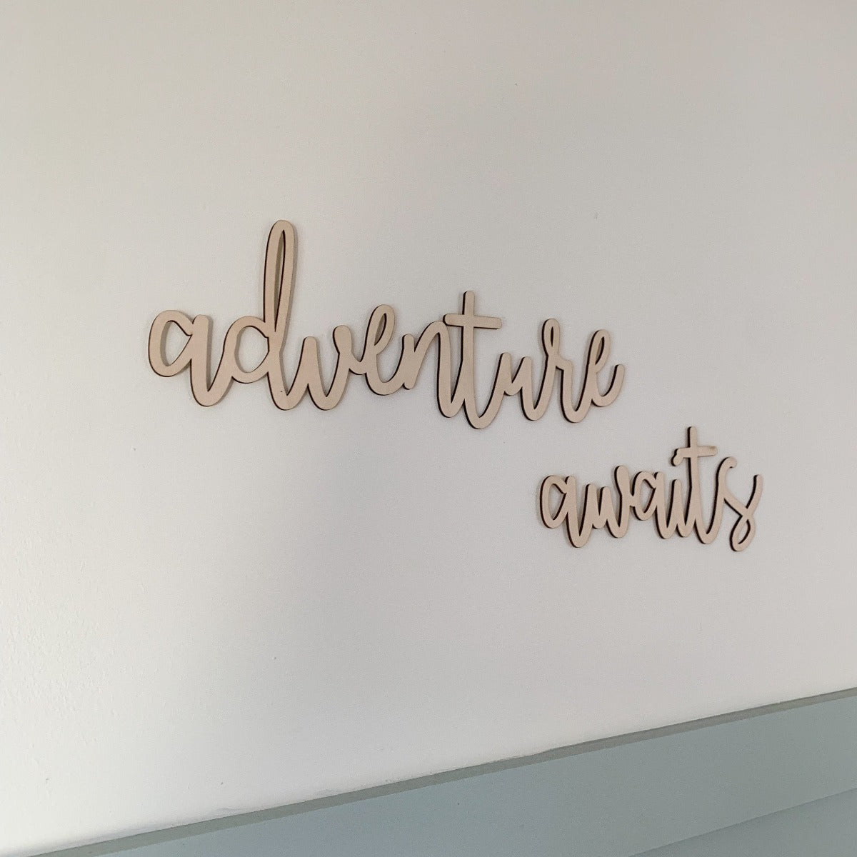 Adventure Awaits Wooden Wall Decor | Cosy Little Nest