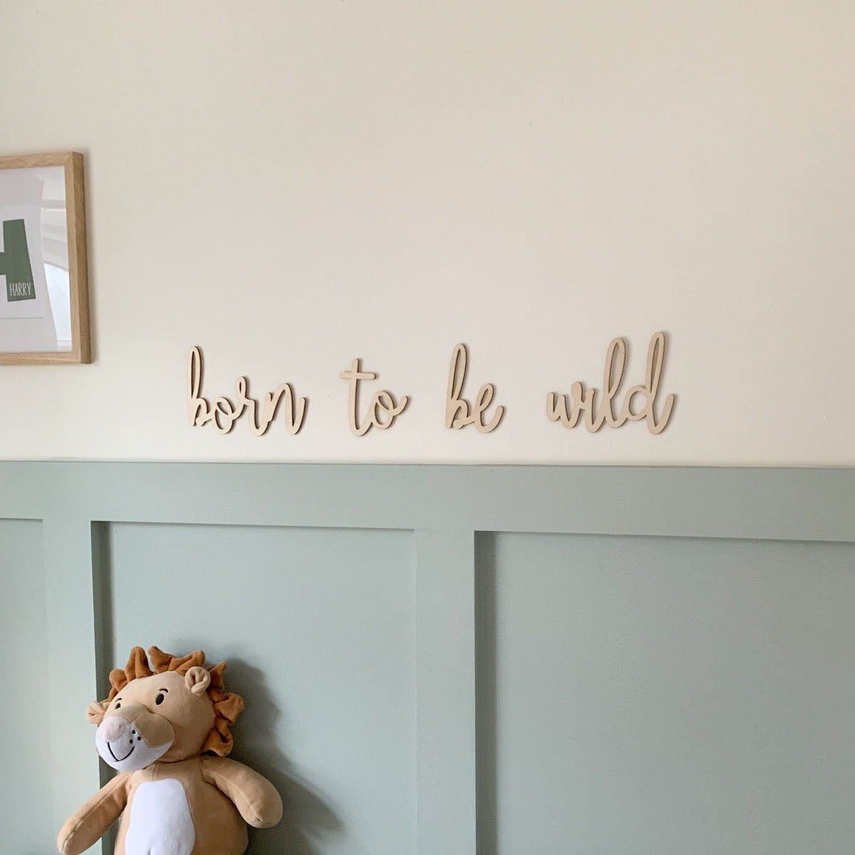 Born To Be Wild Wooden Wall Decor | Cosy Little Nest