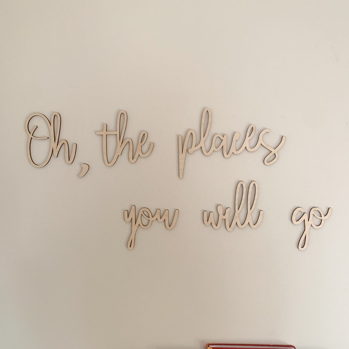 Oh The Places You Will Go Wall Decor | Cosy Little Nest