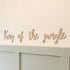 King of The Jungle Script Wall Decor | Cosy Little Nest