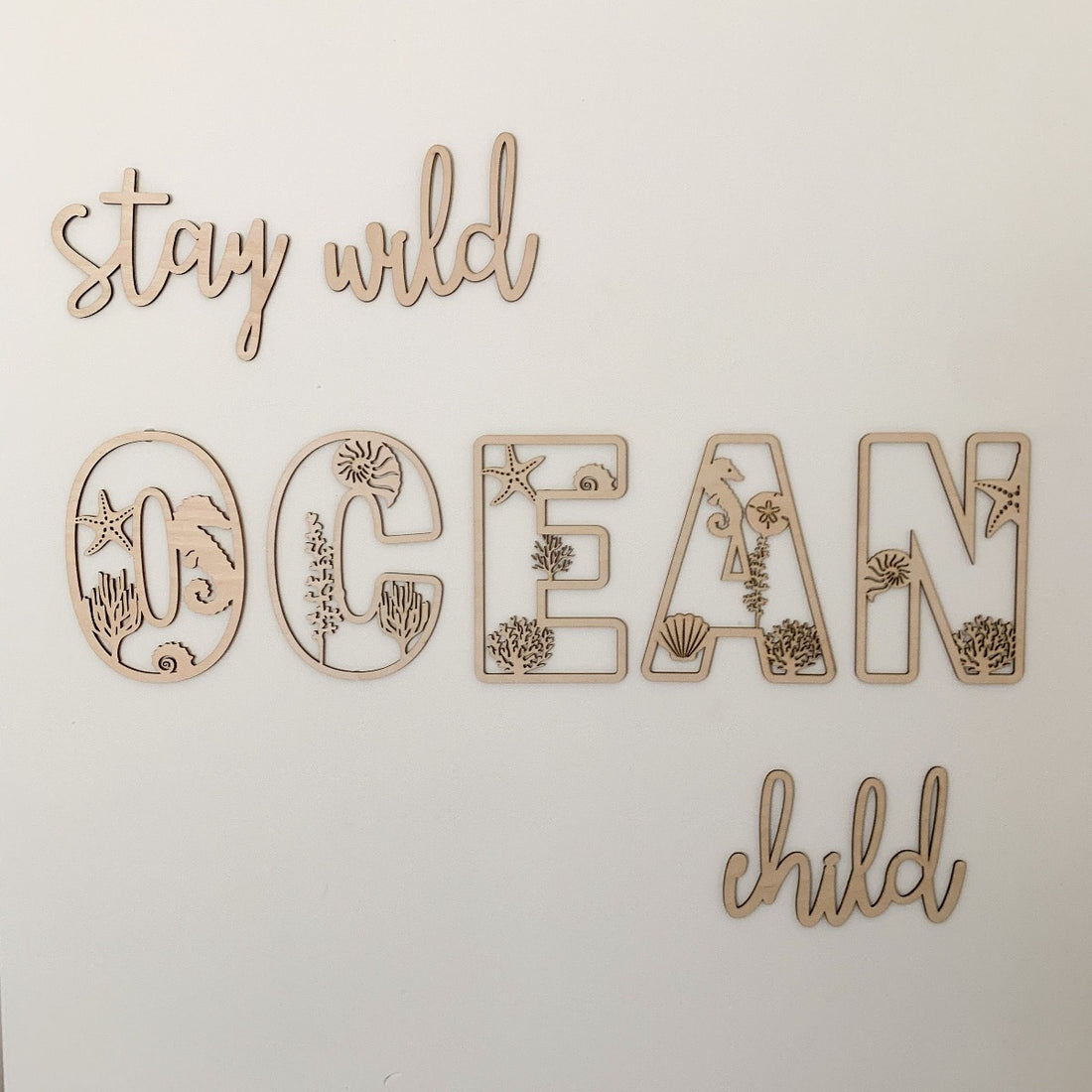 Stay Wild Ocean Child Wall Decor | Cosy Little Nest