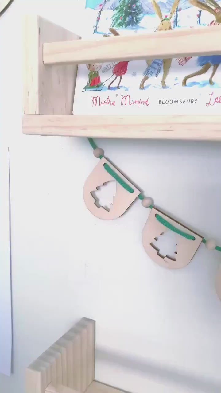 Wooden Christmas Bunting | Cosy Little Nest