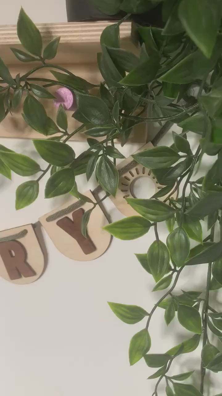 Personalised Wooden Name Bunting | Cosy Little Nest